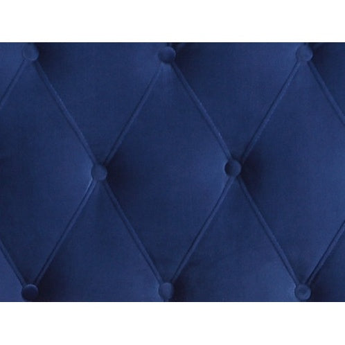 Luma Blue Queen Upholstered Bed Wallace Bay