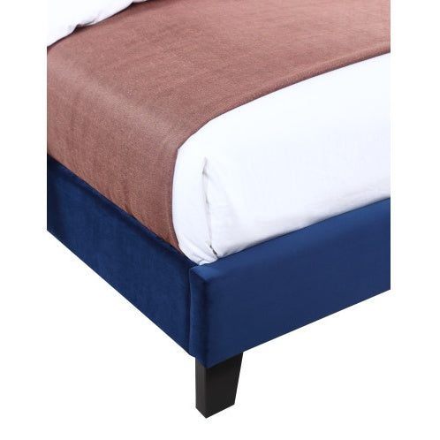 Luma Blue Queen Upholstered Bed Wallace Bay