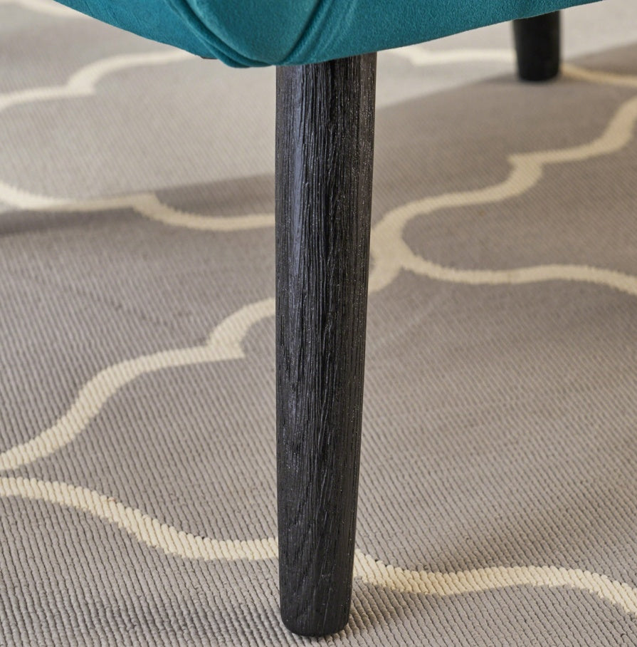 Velvet Teal Arm Chair