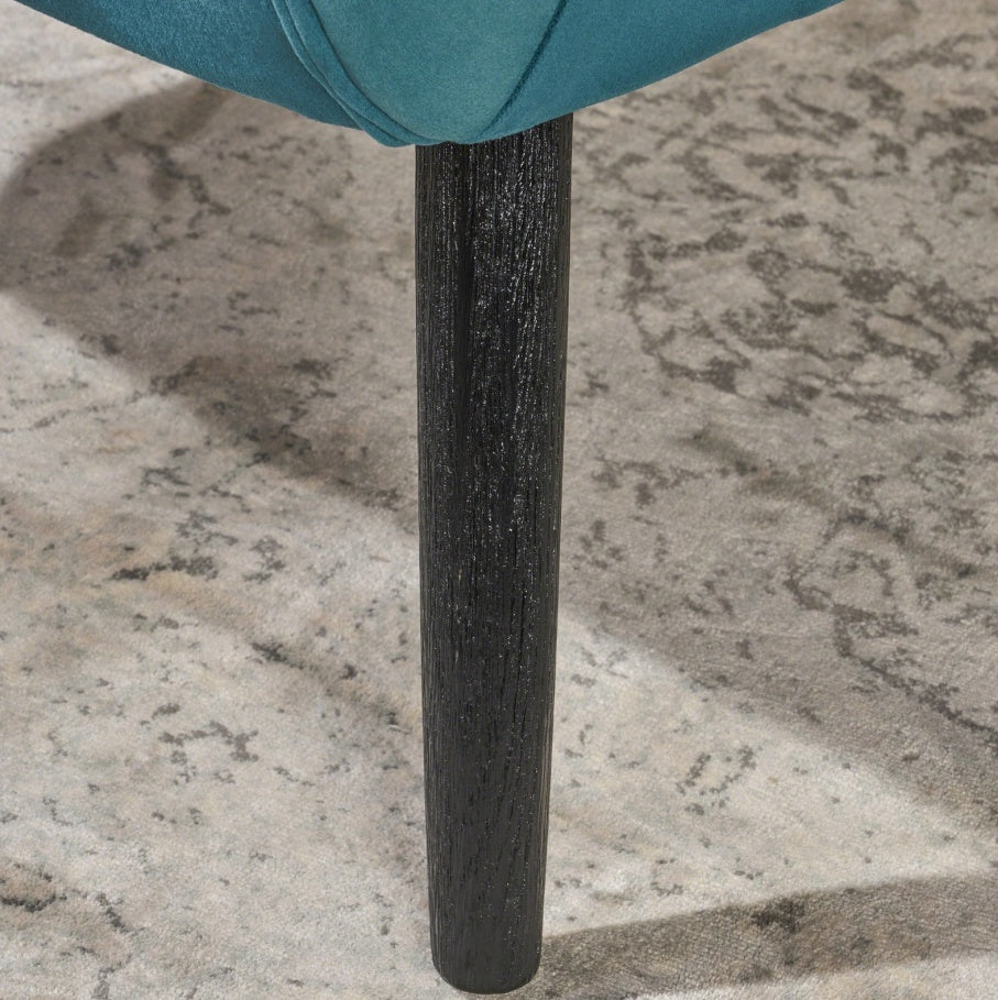 Velvet Teal Arm Chair