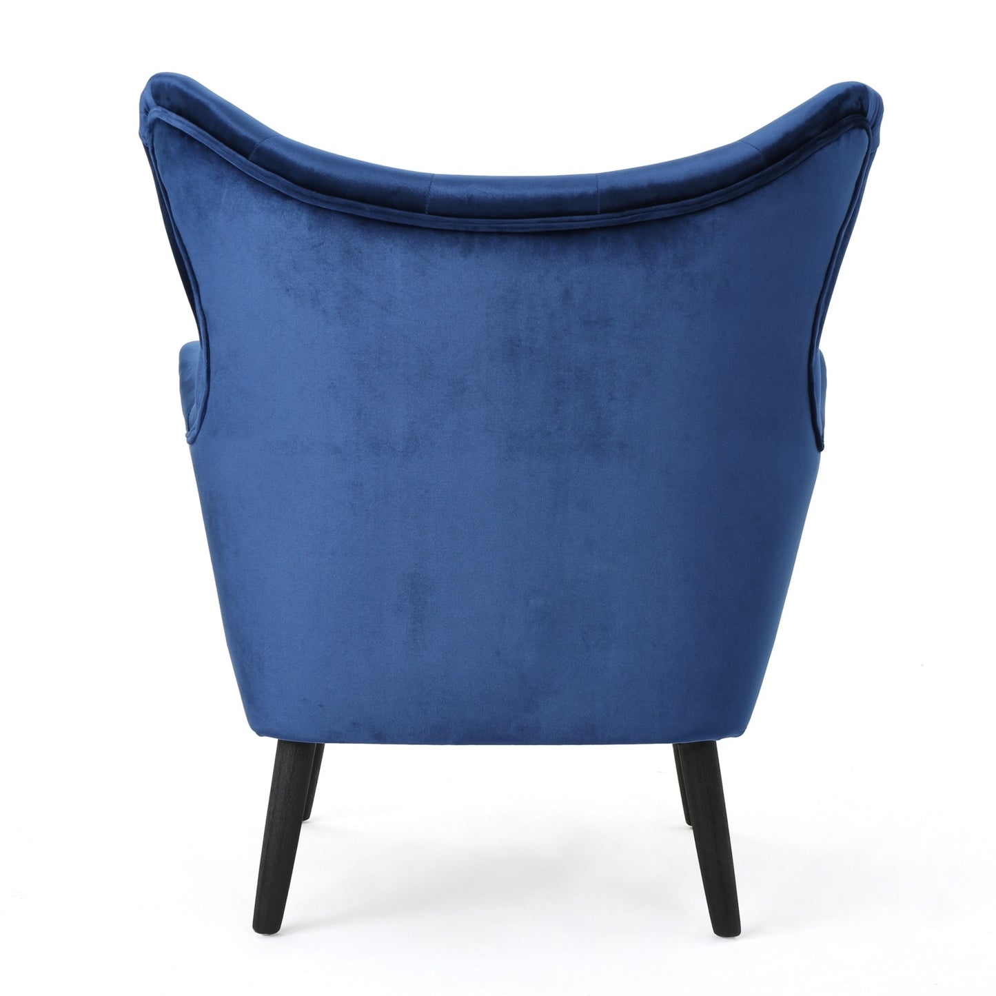Velvet Navy Blue Arm Chair